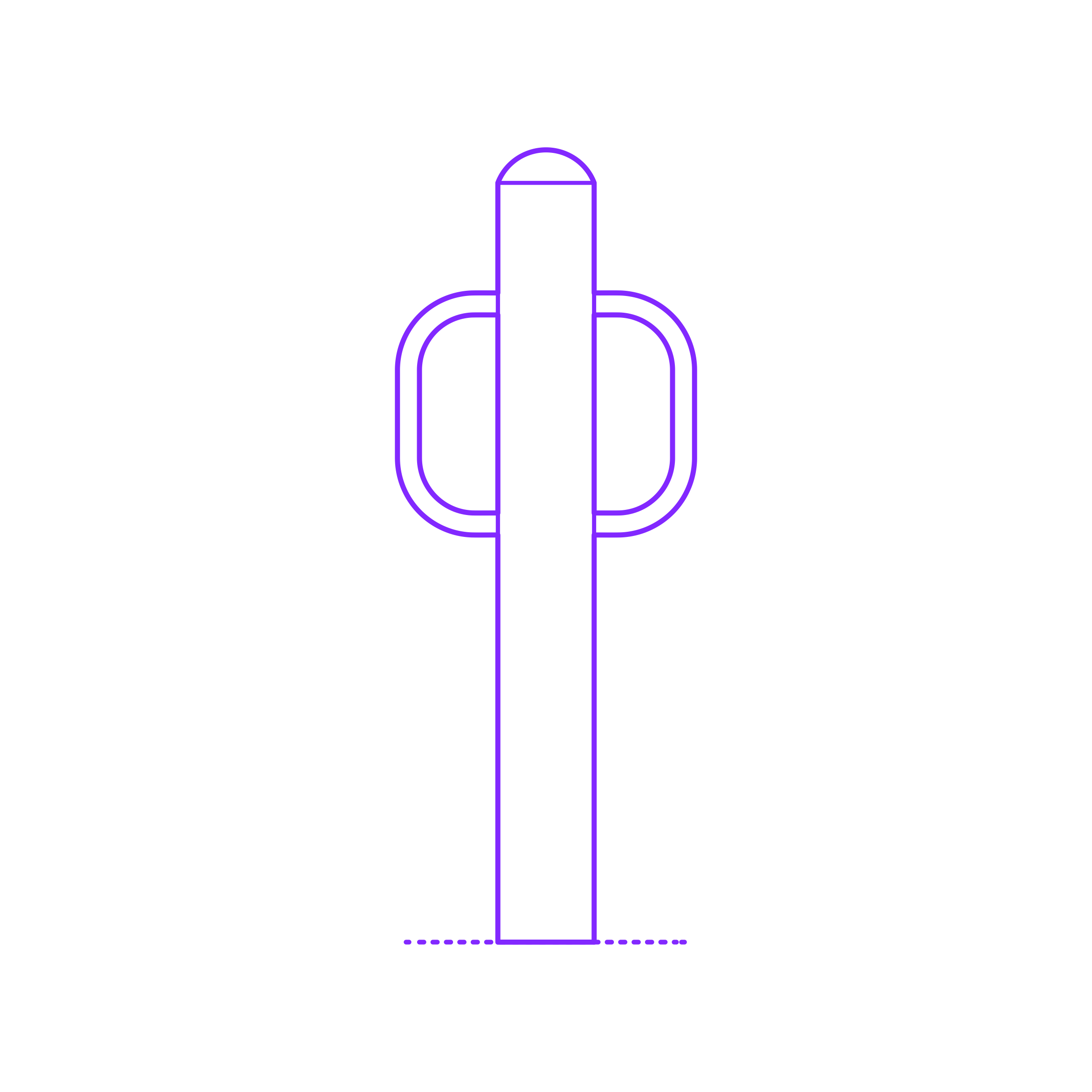 Buildings Bollards Bike Rectangle Stencil Svg Vector Free Vectors